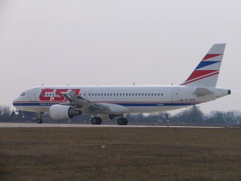 Prvn trninky A320 23.3.2005